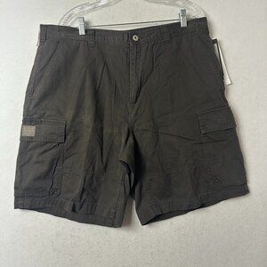 Columbia Coalmont II brown Flat Front Cargo Shorts gorpcore outdoor sz 38 hiking